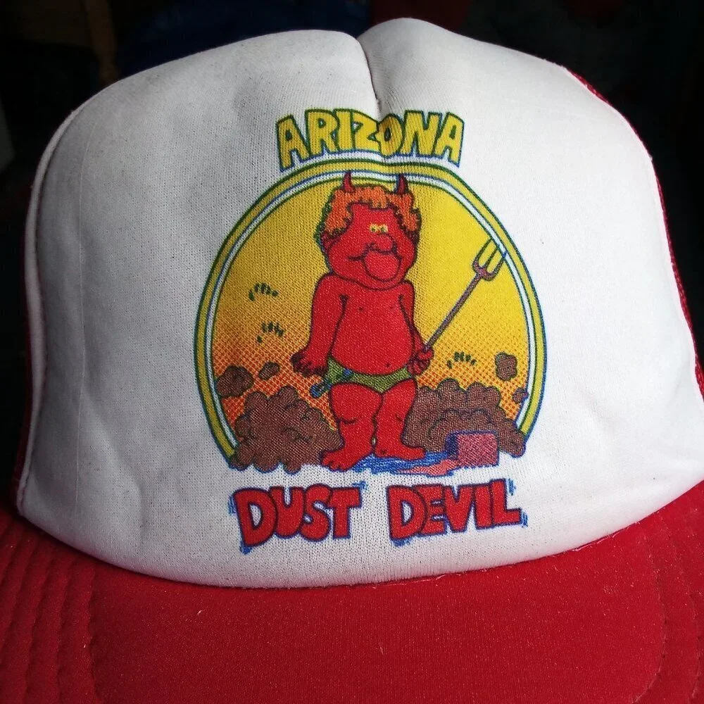 Deadstock Vintage Arizona Dust Devil Trucker Hat Cap